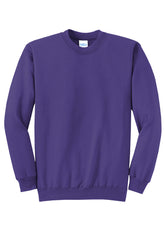 Port & Company® Adult Core Fleece Crewneck Sweatshirt - Purple